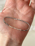 softt Sterling Silver Handwoven Braided Bracelet