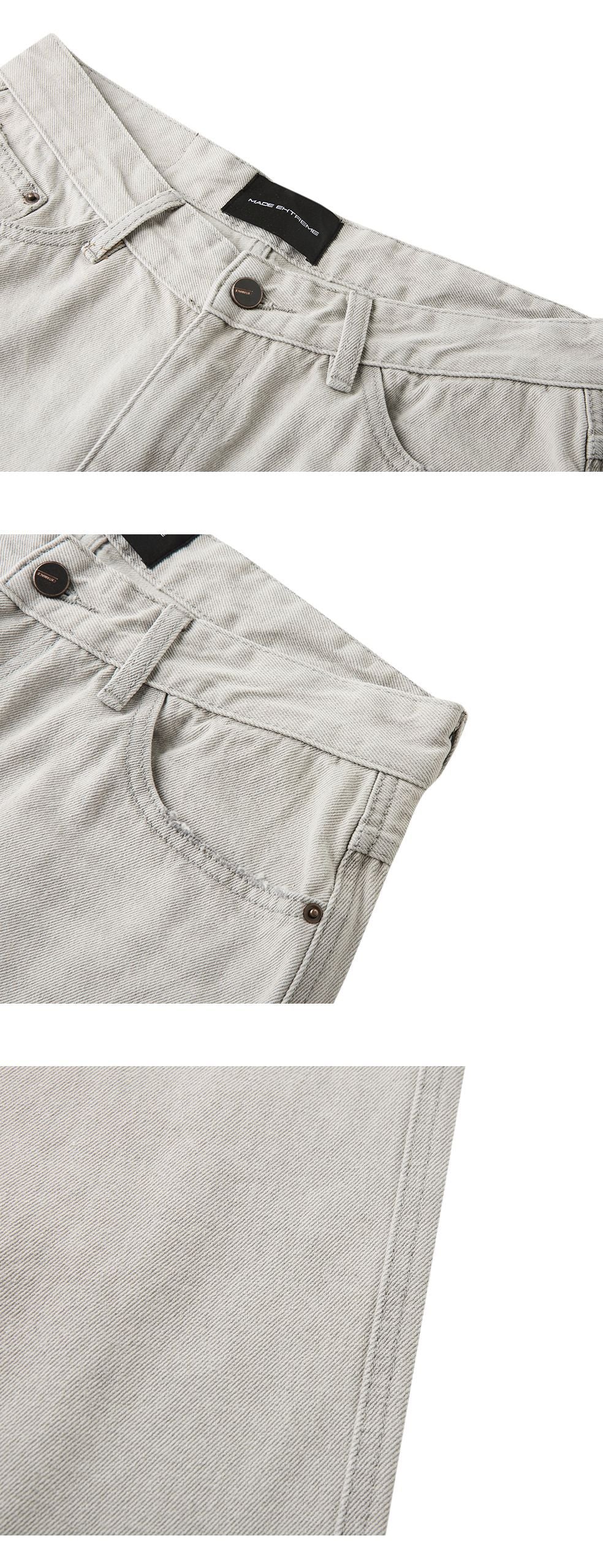 MADEEXTREME Loose Straight Casual Jeans