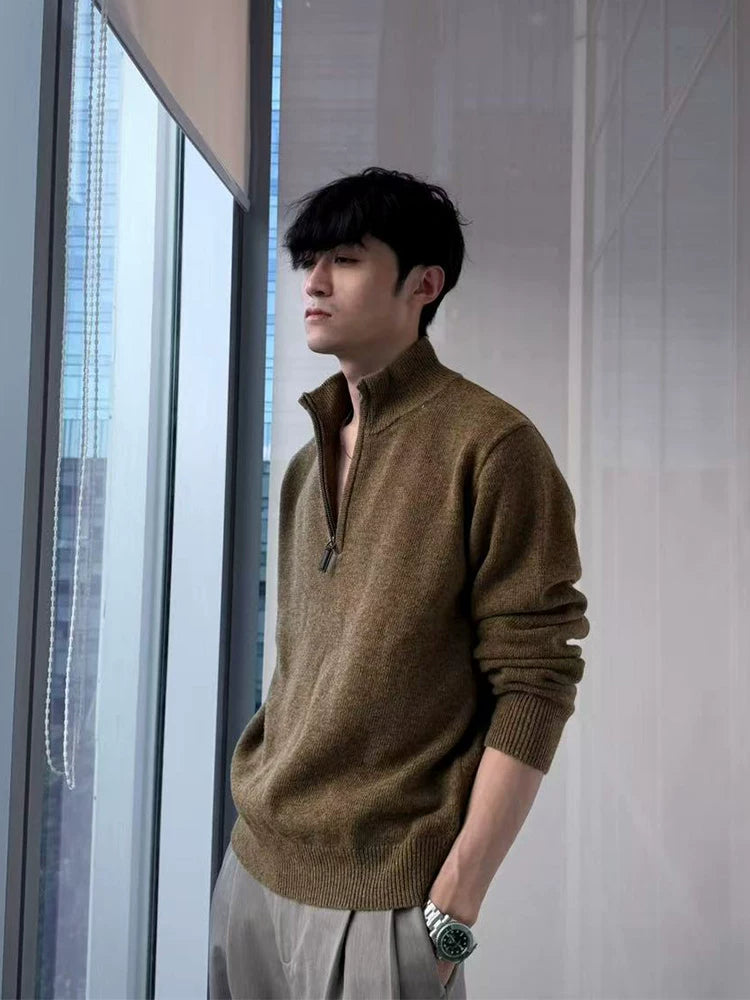 ZOZOFOREST Gold Matching Turtleneck Sweater
