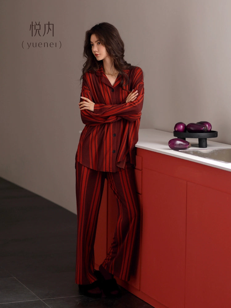Yuenei Premium Long Sleeve Home Pajamas