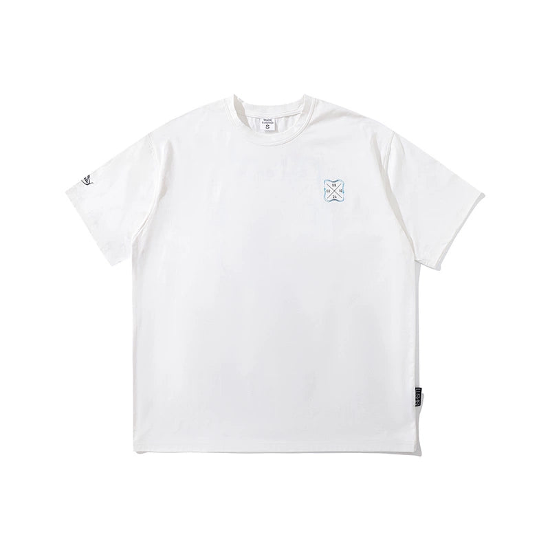 LUSHISI Retro Quick-drying Breathable Sports Tee