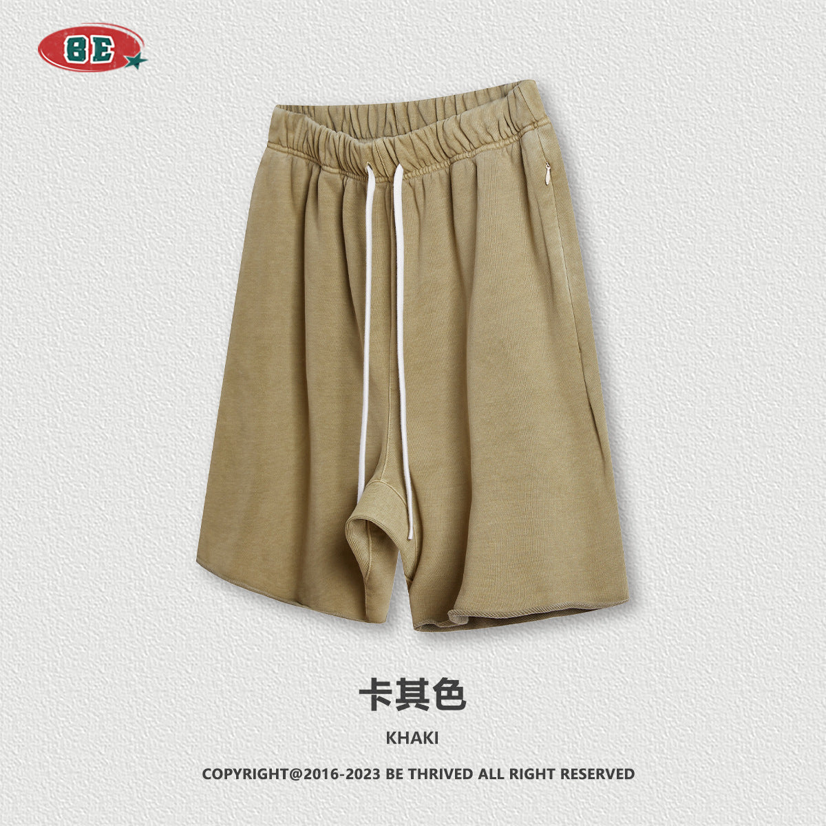 BE THRIVED American Retro 400g Breathable Loose Shorts