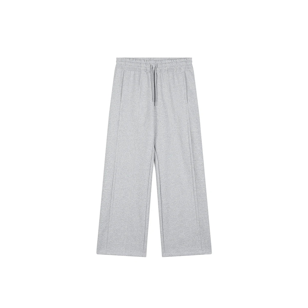 PLUS NO LOGO Pineapple Texture 400g Warm Slightly Tapered Sweatpants