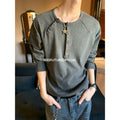 Seesfuture Slack Sense Simple Versatile Base Long Sleeve
