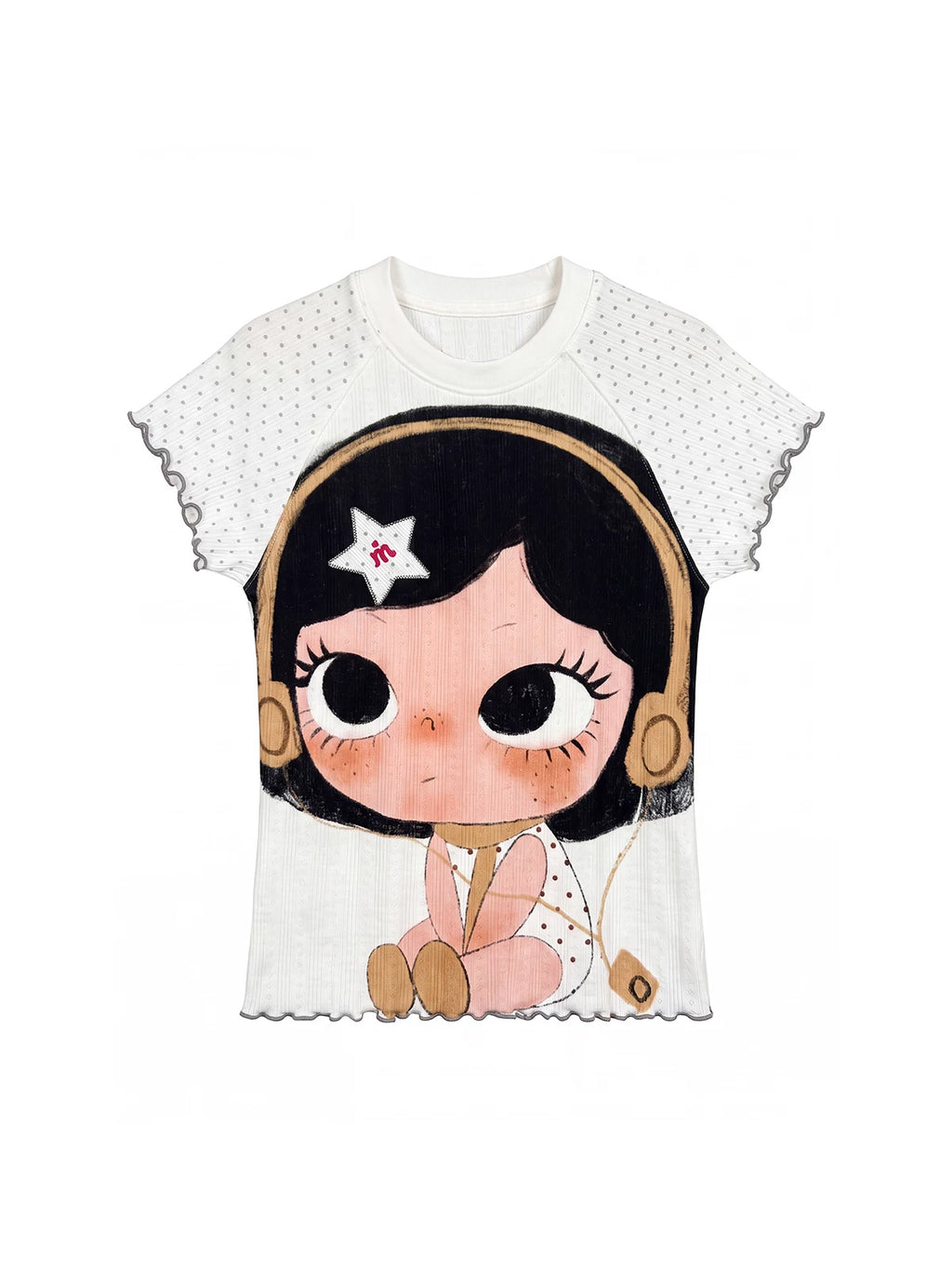 MASOOMAKE x Xiaoman Collection Arrival Casual Printed T-Shirt