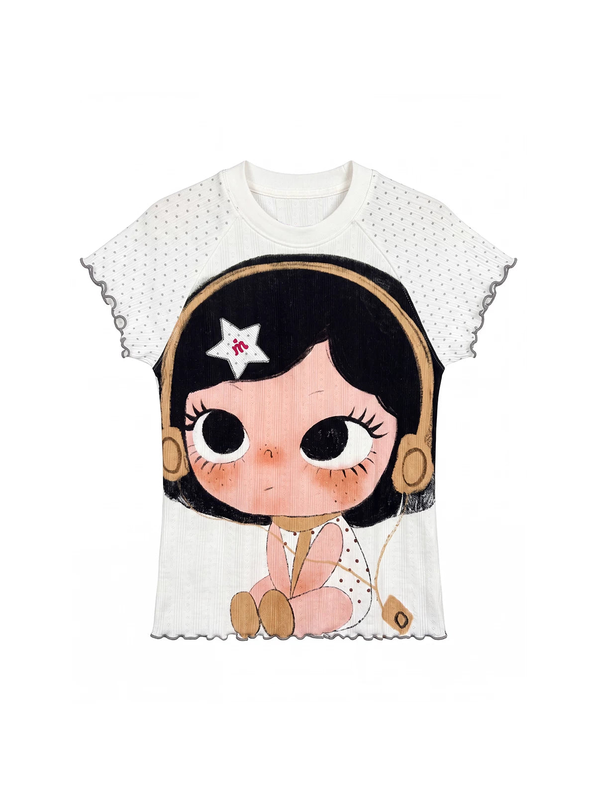 MASOOMAKE x Xiaoman Collection Arrival Casual Printed T-Shirt