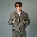 Azure Lisseur Olive 400g Waterproof Bomber Jacket
