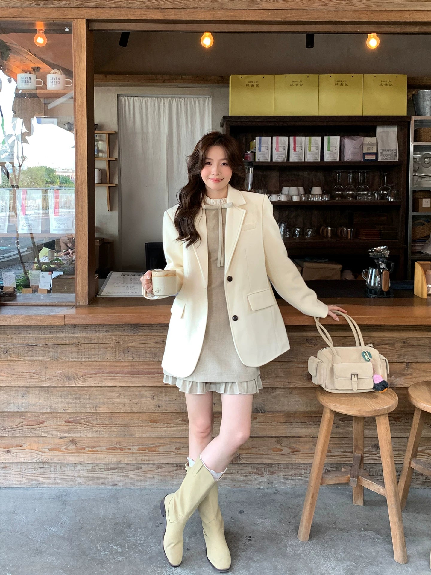 Even Thickened Woolen Blazer