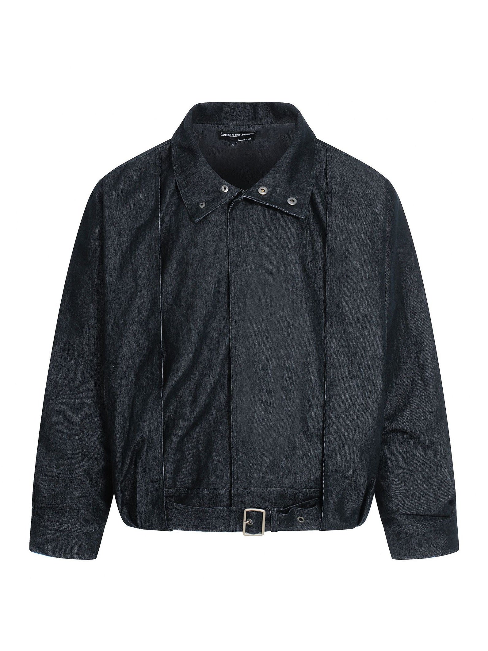 11KN Short and Wide Retro Simple Loose Casual Tooling Jacket