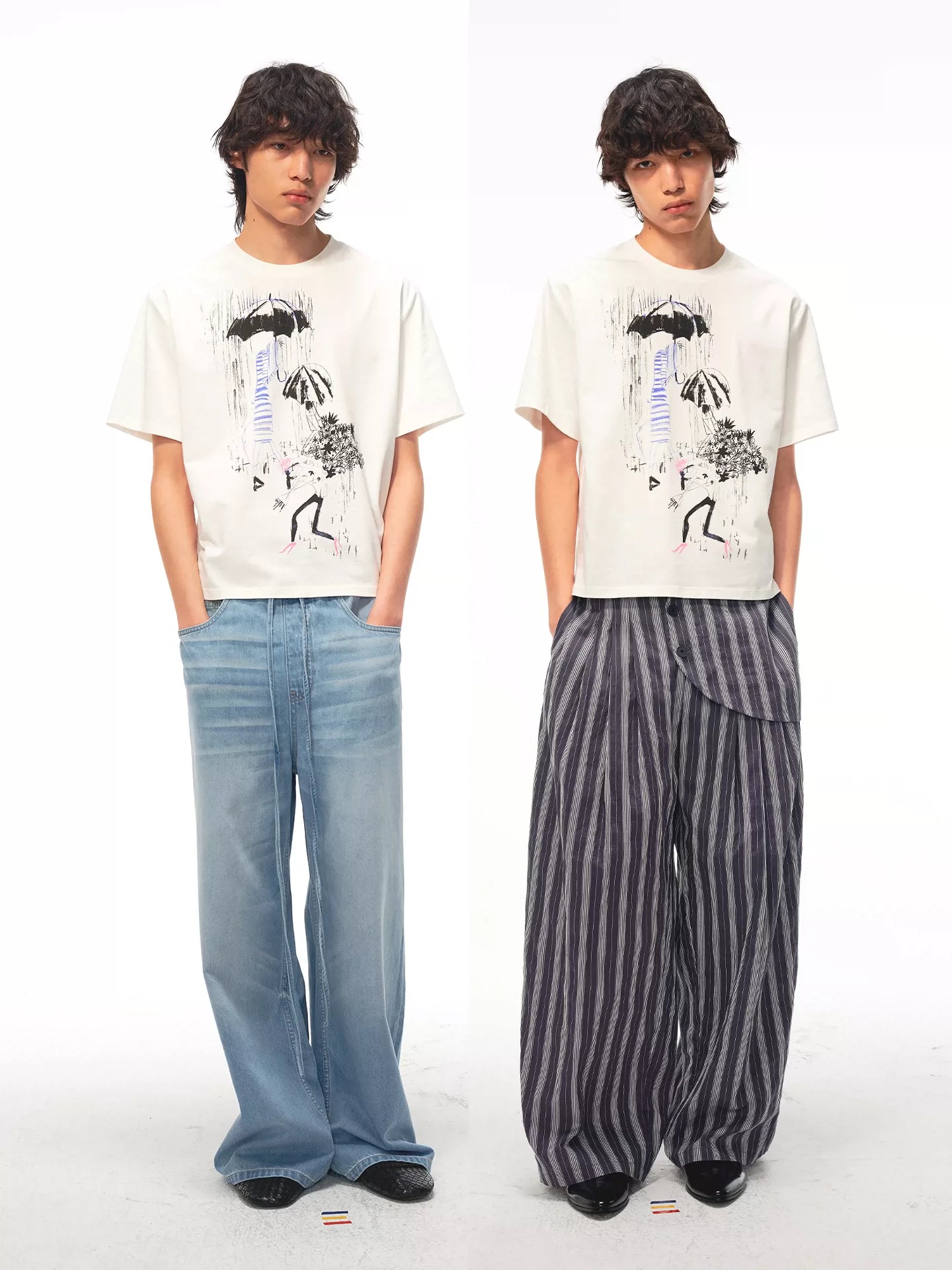 JCAESAR Singin' in the Rain 260g Breathable Slim Fit Tee