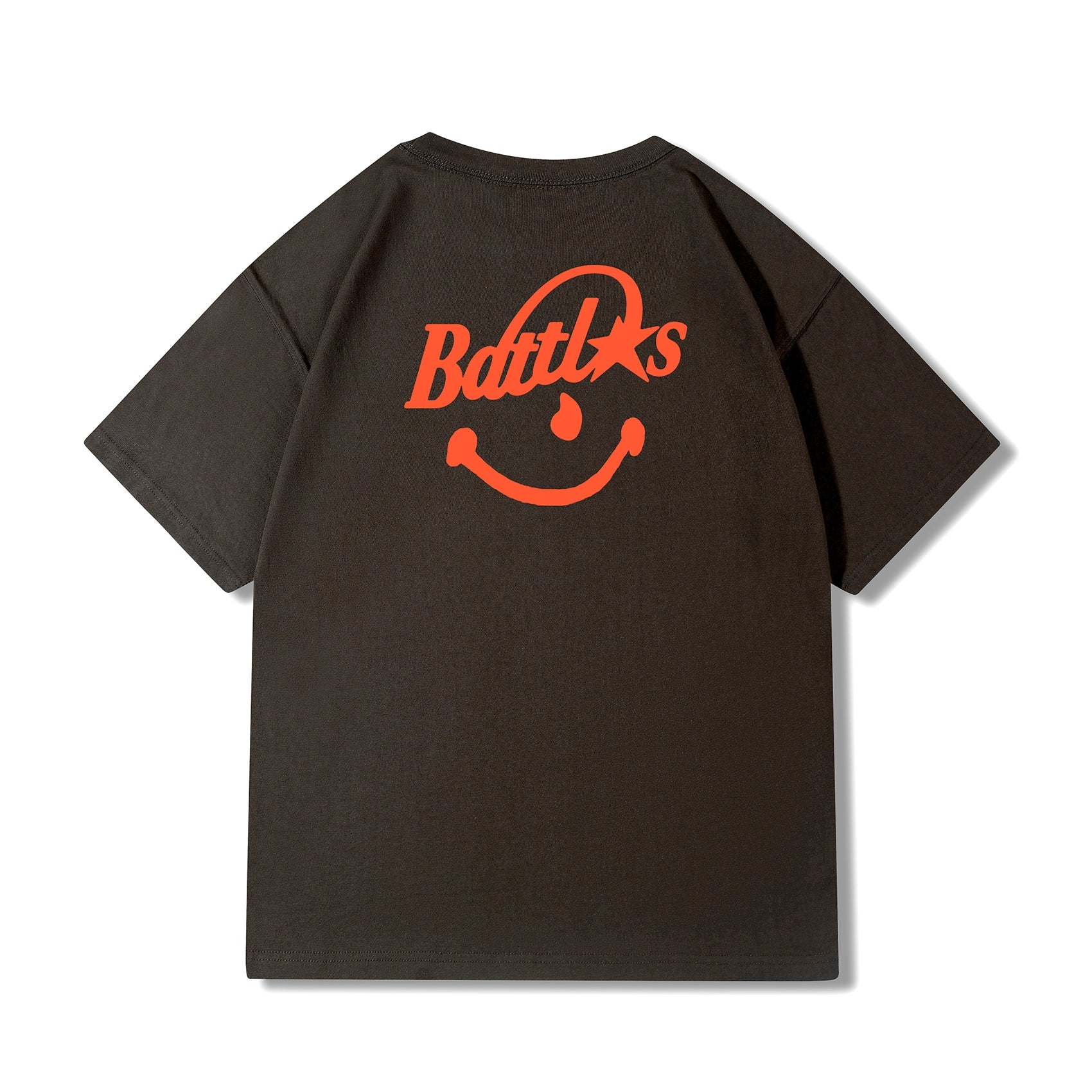 Battles Smiley Print Casual Tee