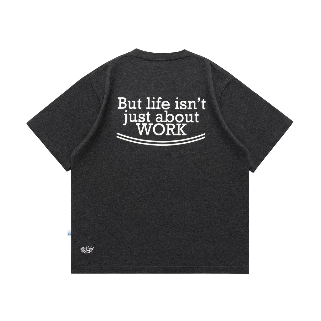 BENT IDEA Don't Wanna Work 260g Breathable Oversized Tee