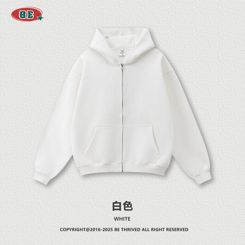 BE THRIVED Fleece Zip-Up Hoodie & Jogger Set