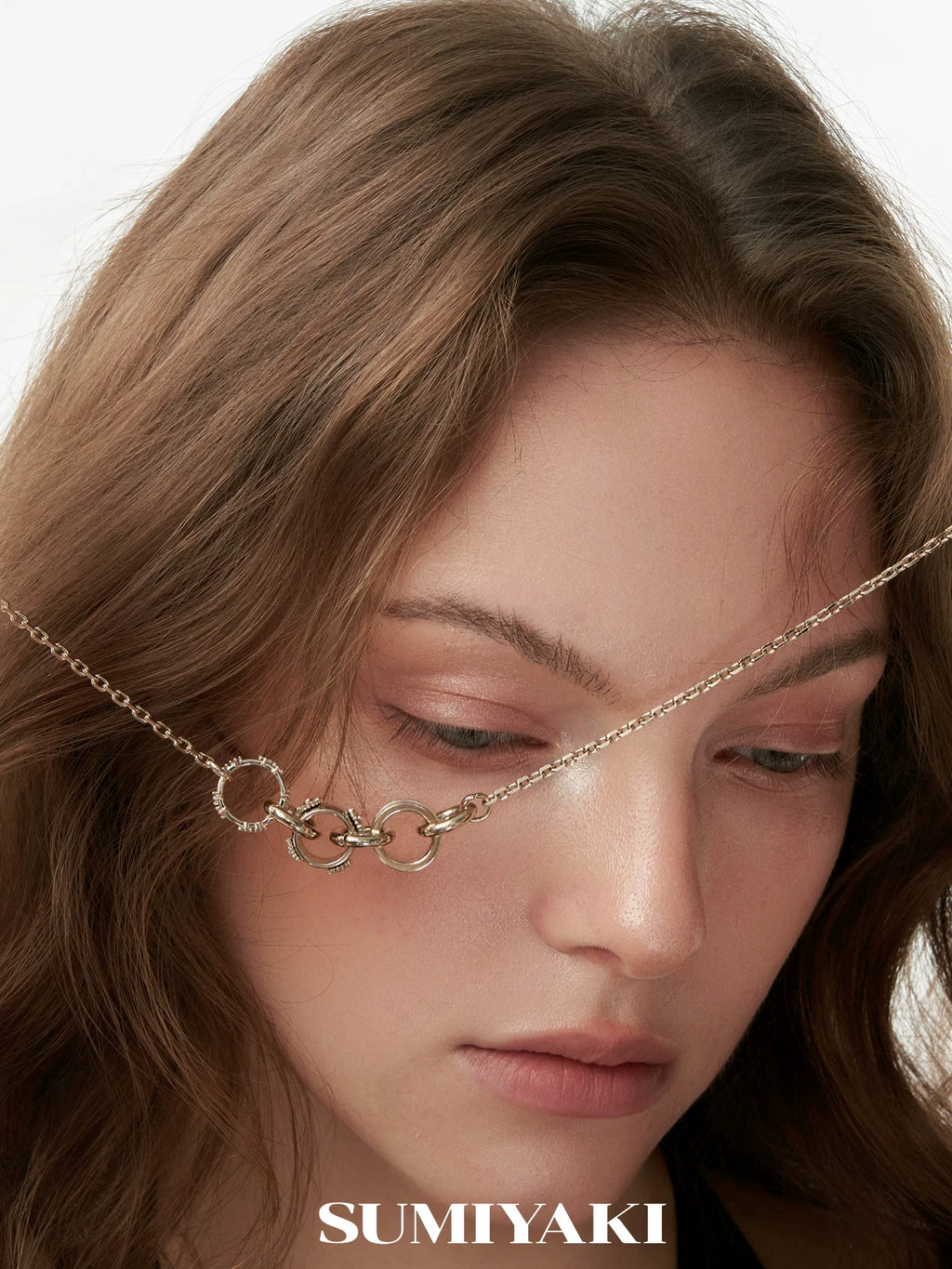 SUMIYAKI Daisy Stack Ring Necklace