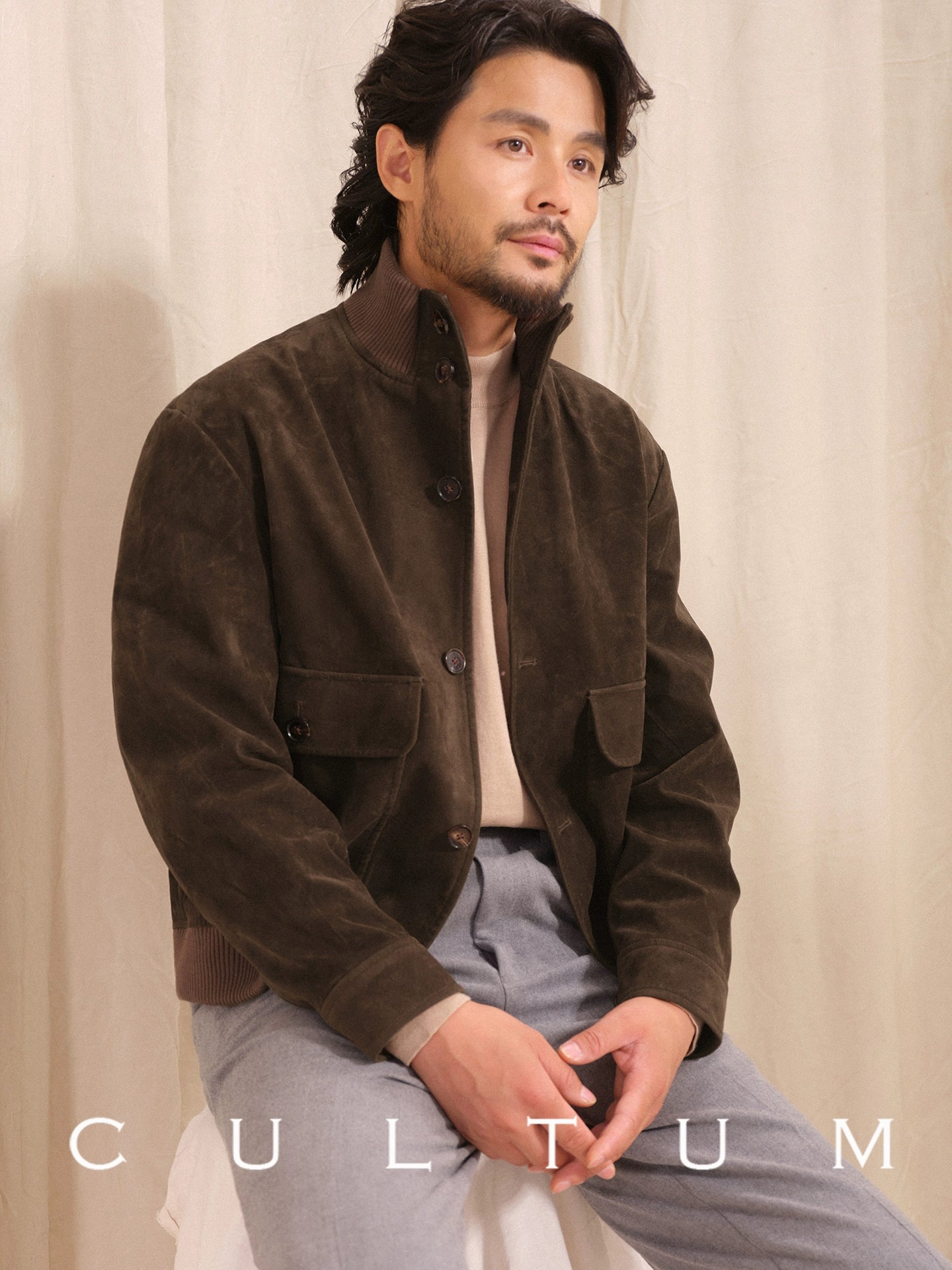 CULTUM Casual Blazer Silhouette Jacket