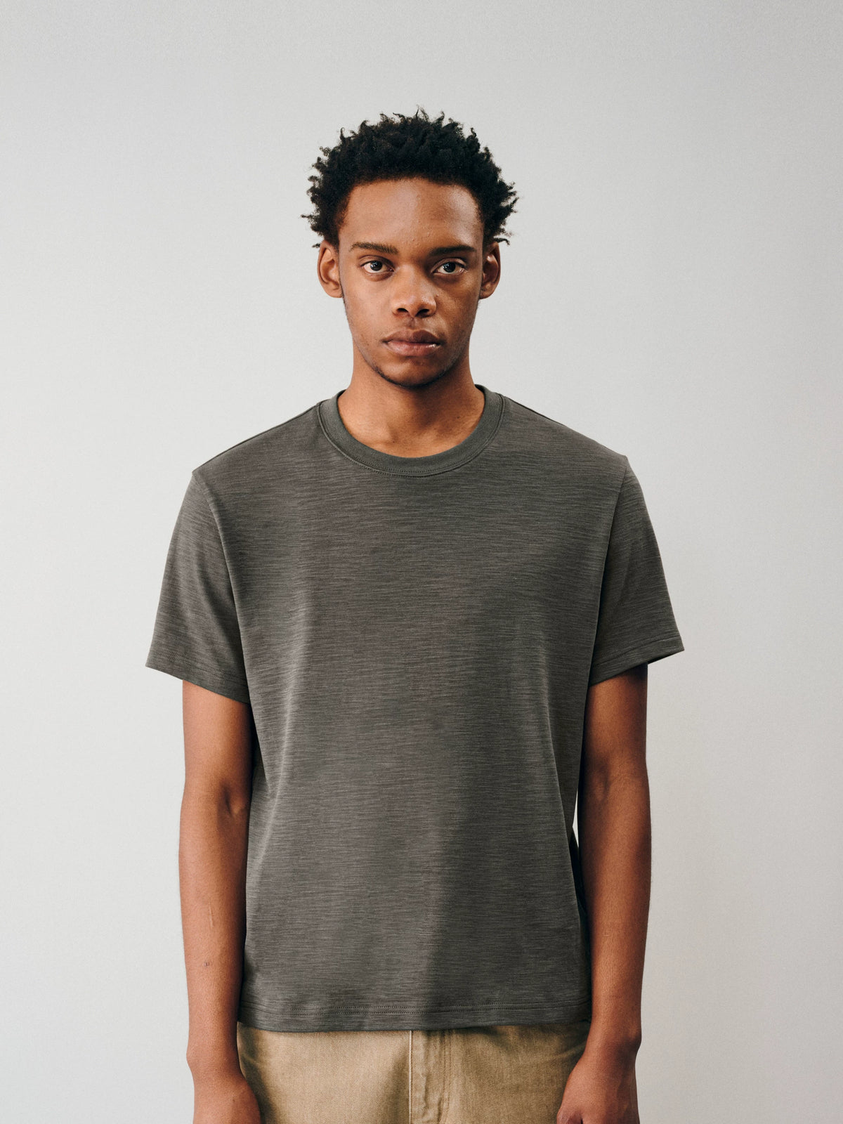 NONRADICAL Slub Yarn Textured Breathable Tee
