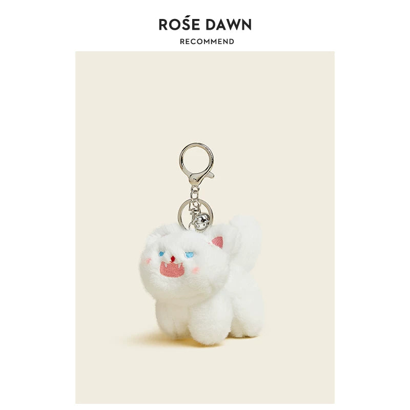 HAVEROSE Plush Cat Backpack Charm
