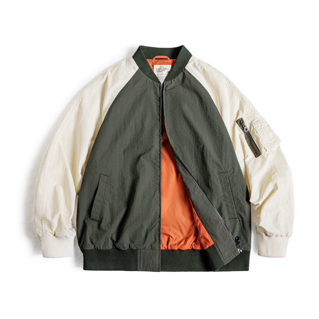 Madden retro MA1 jersey bomber jacket