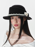 Sunnyunder Stylish Flower Equestrian Hat