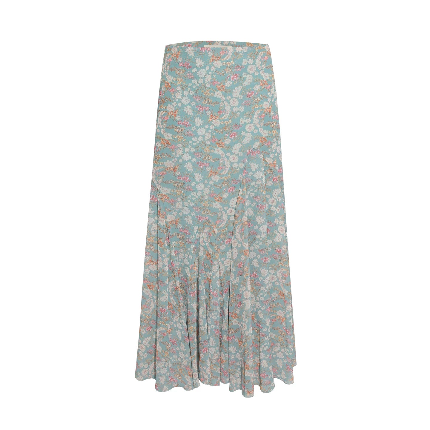 Wildberry Vintage High Waist Floral Skirt