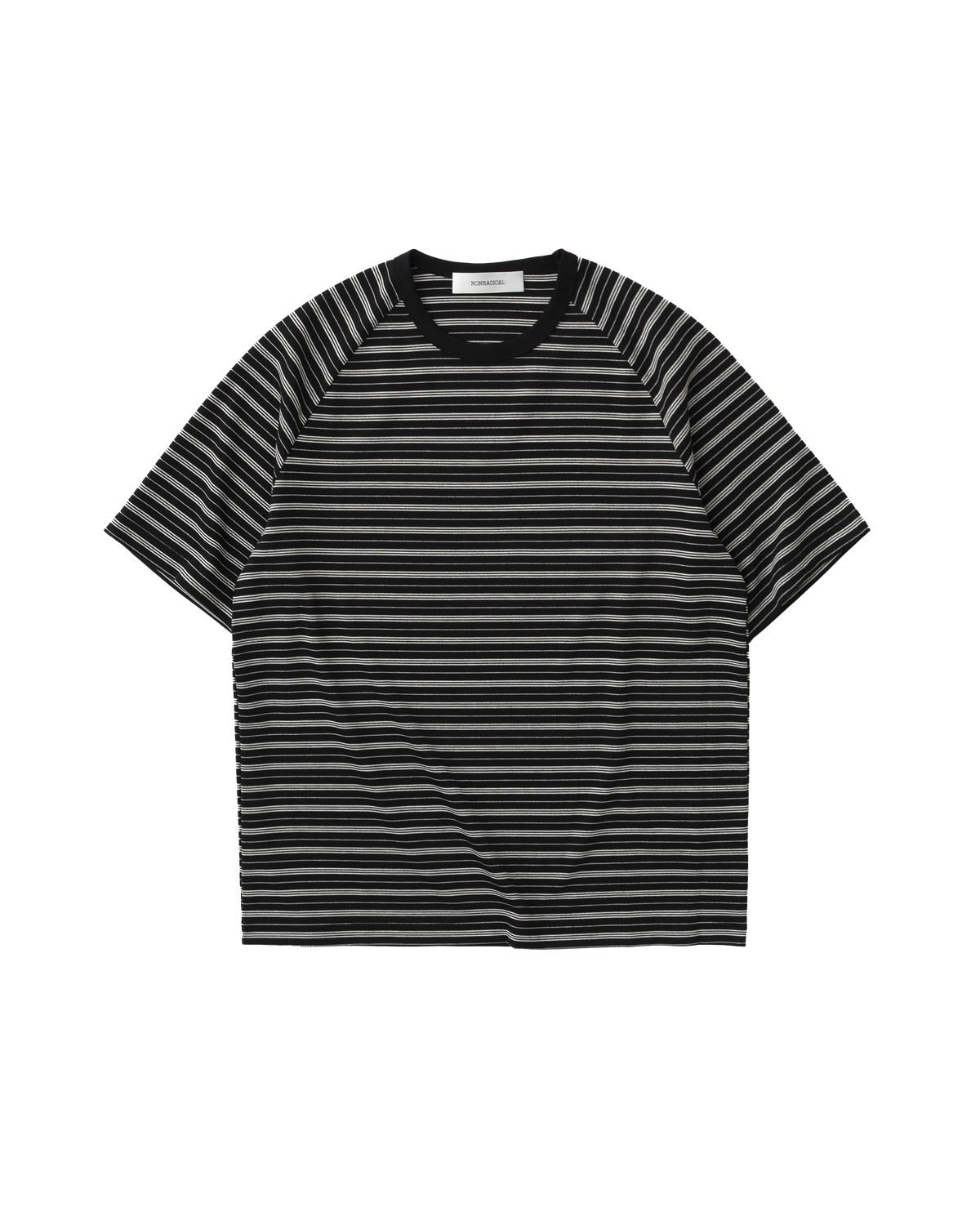 NONRADICAL Lyocell Stripe Breathable Raglan Tee