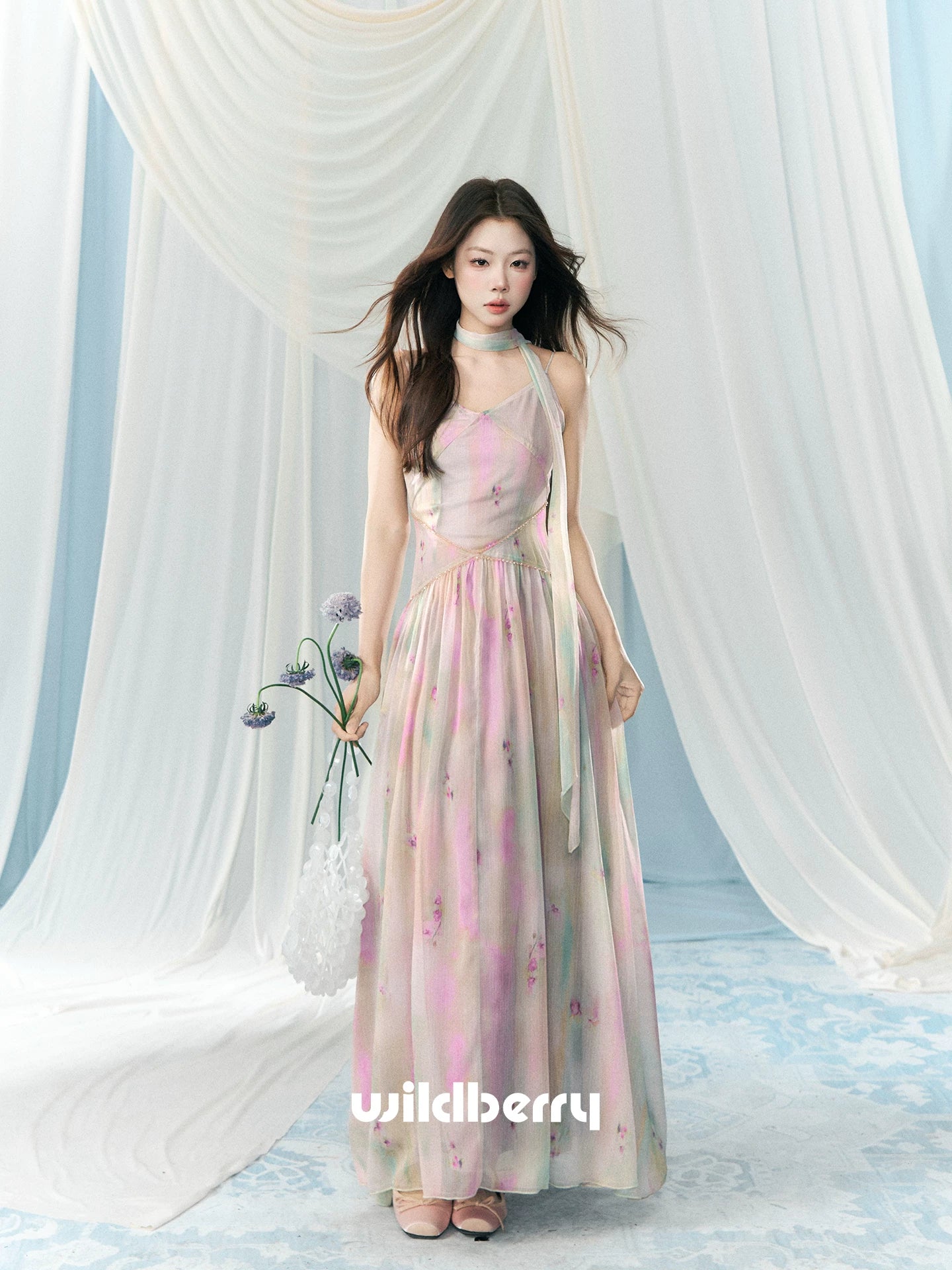 Wildberry Waist Suspender Dress