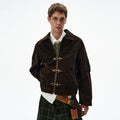 MADWITCH X BTSG Deconstructed Splicing Aircraft Buckle Short Jacket