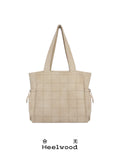 Heelwood Checked Bag Large Capacity Shoulder Computer Bag