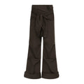 FUNOFF Strap-on Low-rise Straight Slacks