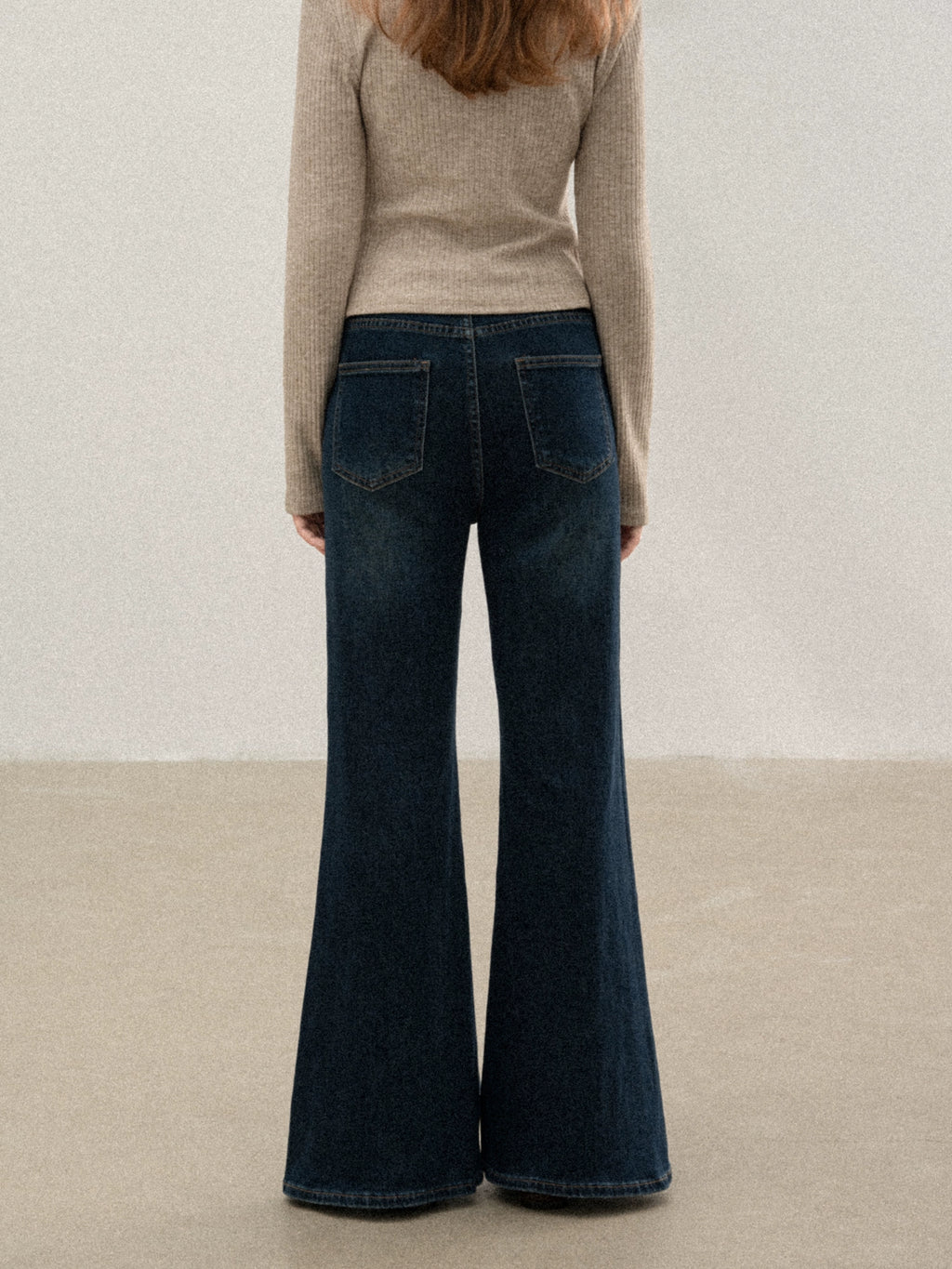 Cantonstory Vintage Belt Pull Jeans