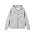 DONSMOKE Star Stitching Loose and Comfortable Contrasting Coat