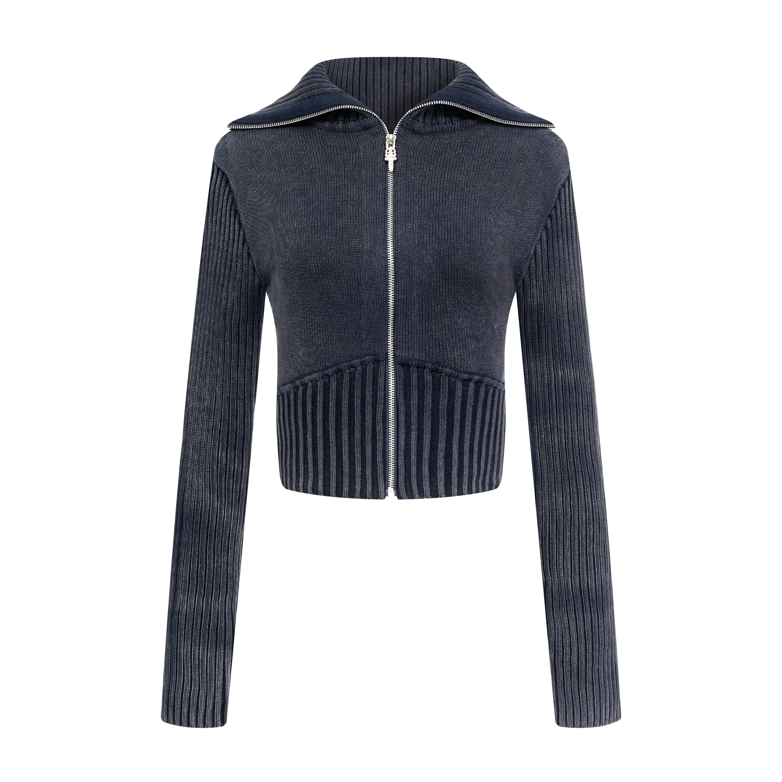 EAHO Vintage Striped Hooded Knitted Sweater