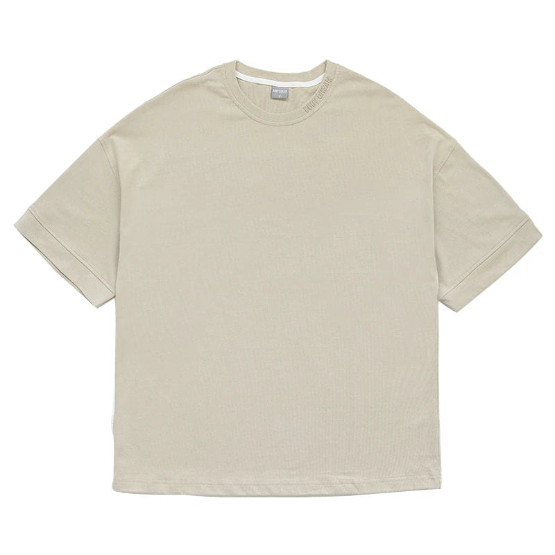 BODYDREAM Heavyweight Pure Cotton Embroidered Loose Tee