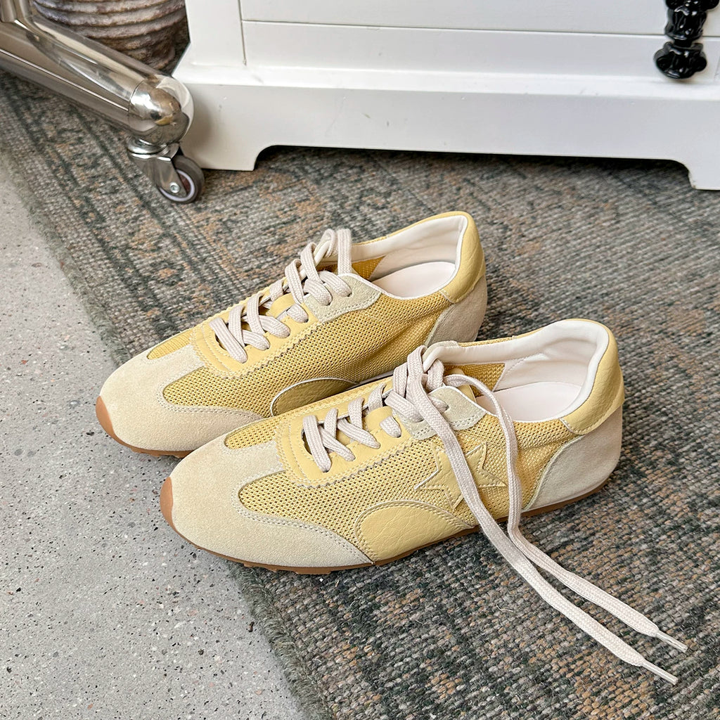 Lidaren Produced Mesh Lace-Up Training Sneaker