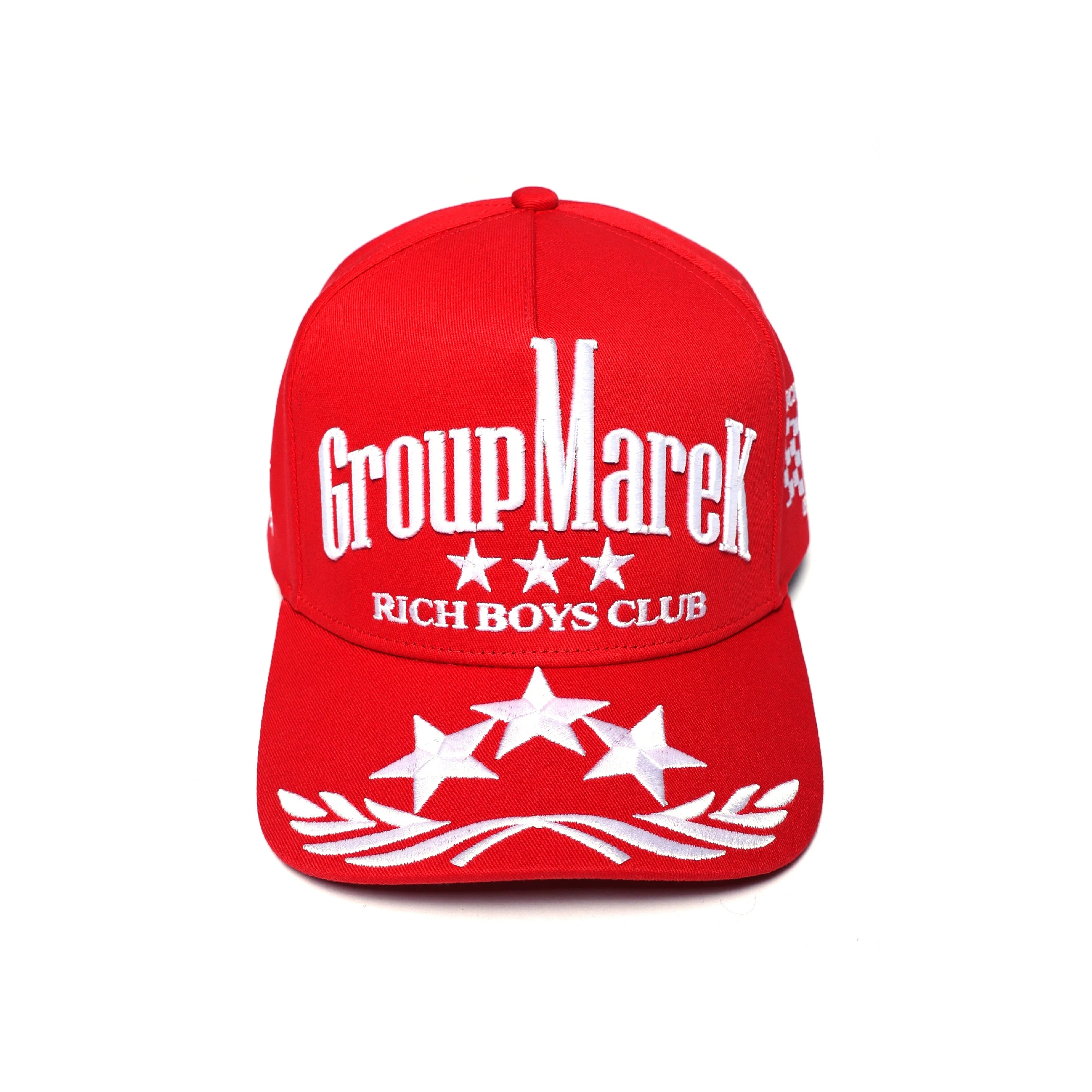 GROUP MAREK Two-Tone Embroidered Curved-Brim Baseball Cap