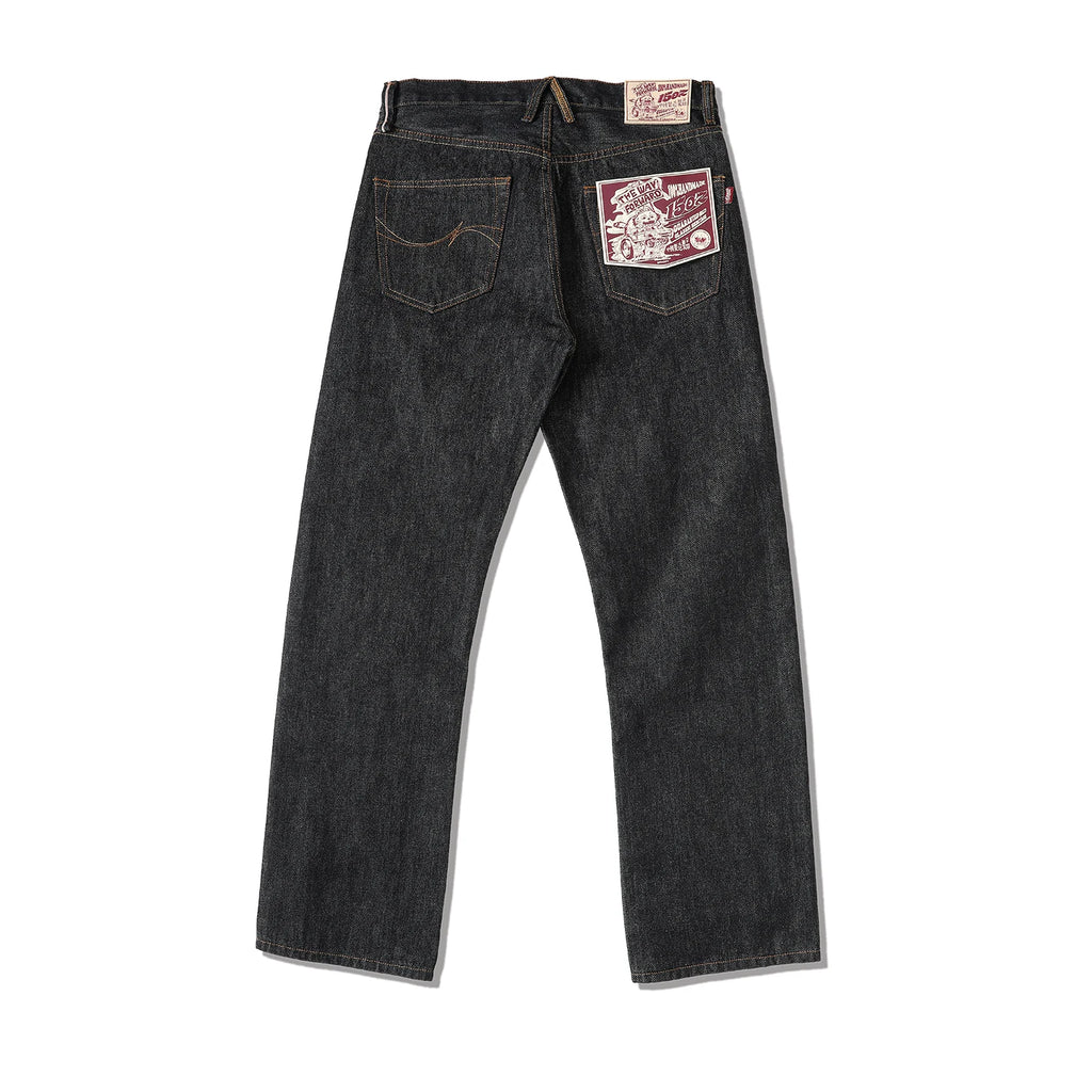 Mbbcar 15oz Washed Selvedge Straight-Leg Jeans