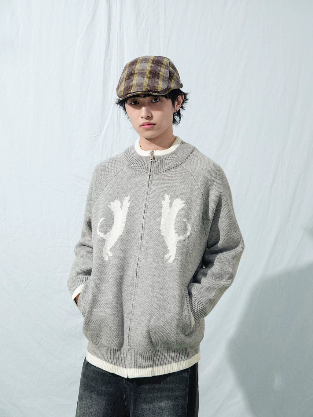 Mentmate Vintage Loose Versatile Knitted Sweater