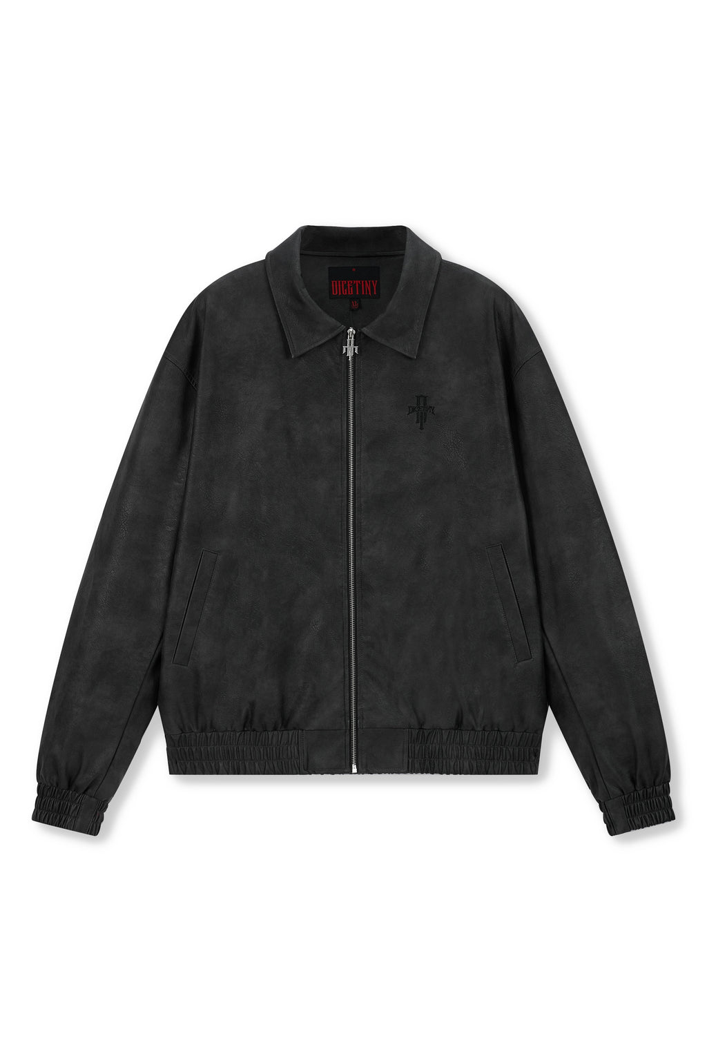 DICETINY Vintage Loose Casual Leather Jacket
