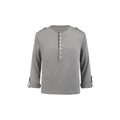MANUSCRIPT Epaulet Henley Breathable Long-Sleeve Knit Tee