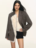 Anna Aneae Vintage Woolen Suit Thermal Jacket