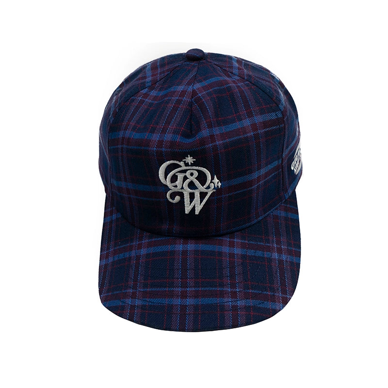 GRAF Vintage Plaid Embroidered Baseball Cap