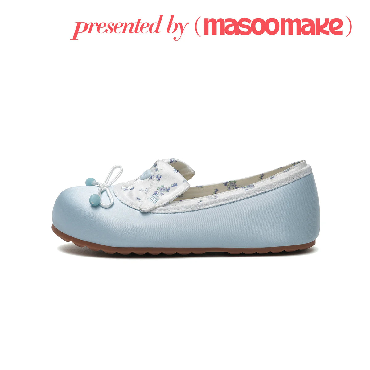MASOOMAKE Leather Round-Toe Mary Jane