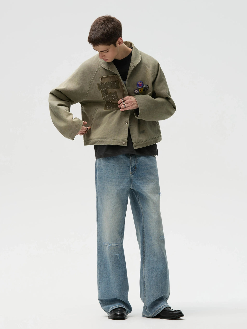 CENSMADE Gradual Change Patch Tooling Jacket