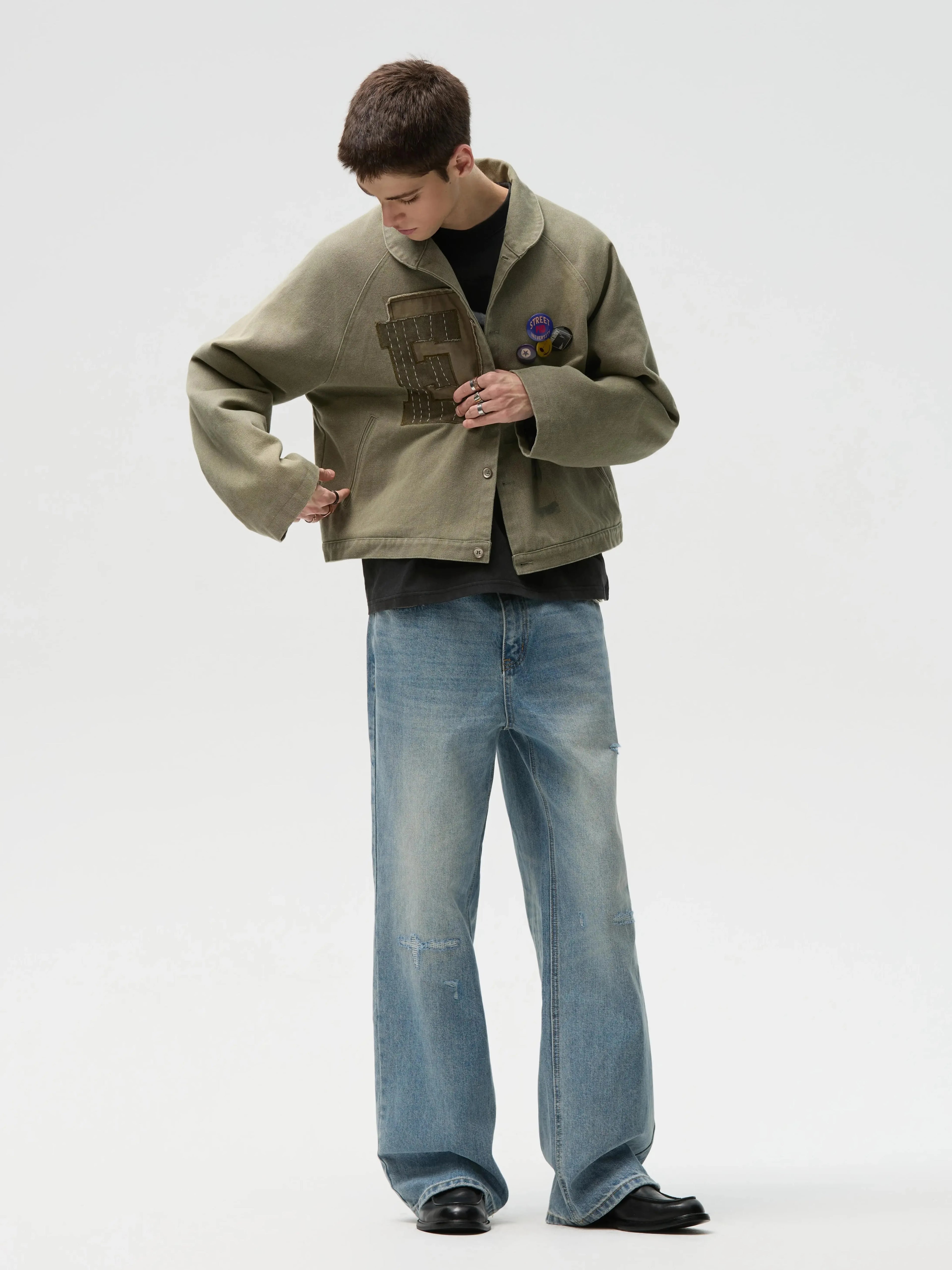 CENSMADE Gradual Change Patch Tooling Jacket