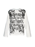 PCCVISION Casual Crew Neck Loose Long Sleeves