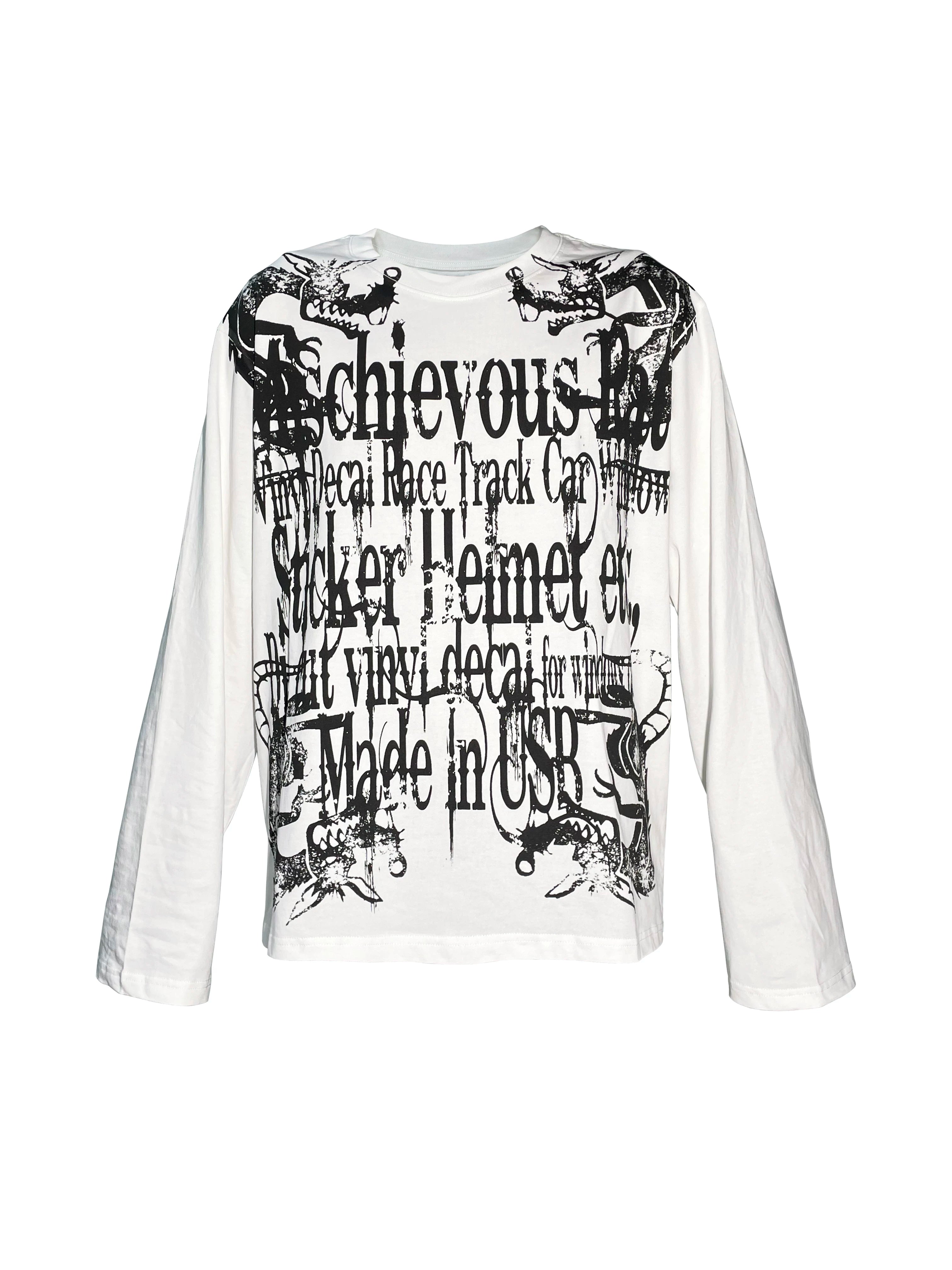 PCCVISION Casual Crew Neck Loose Long Sleeves