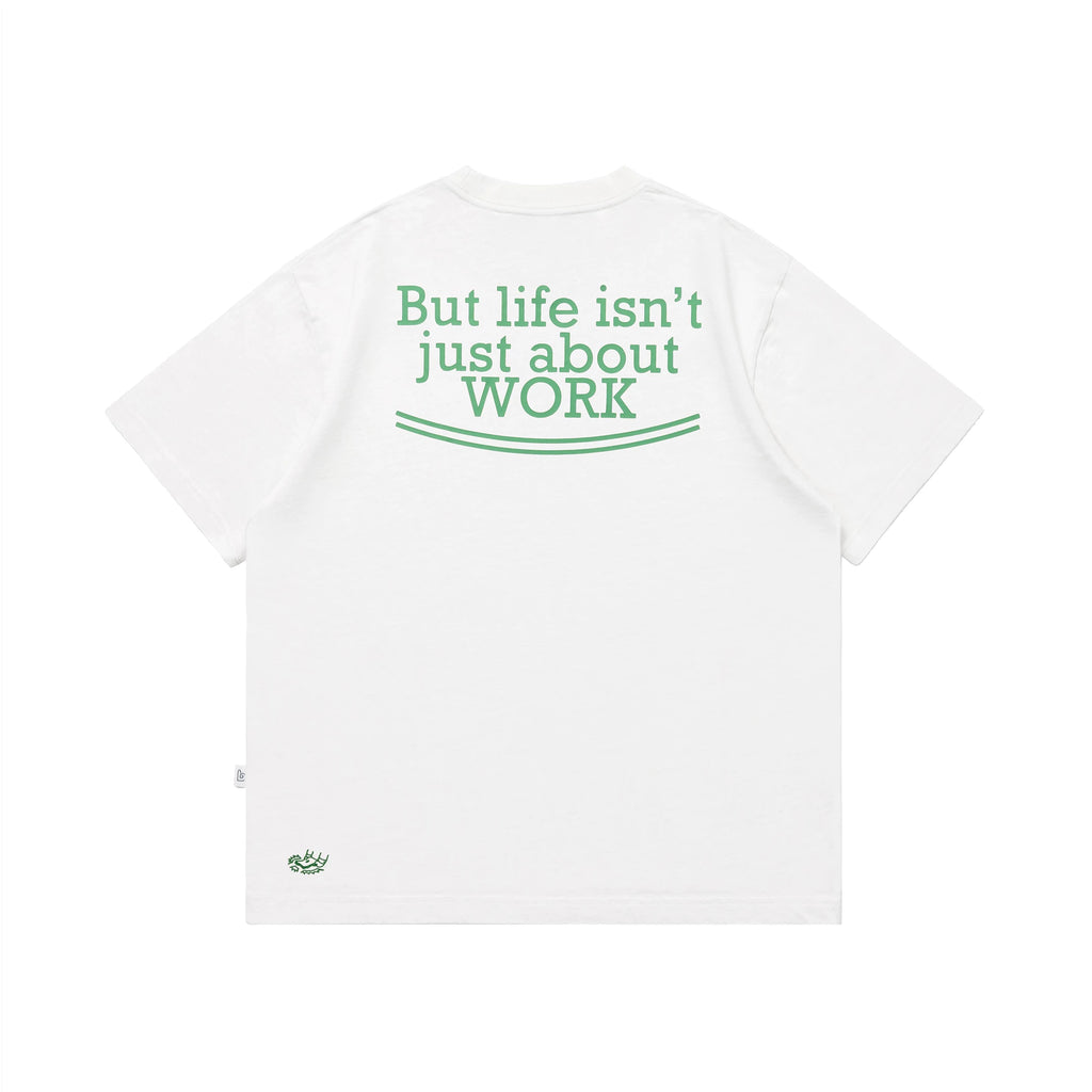 BENT IDEA Don't Wanna Work 260g Breathable Oversized Tee