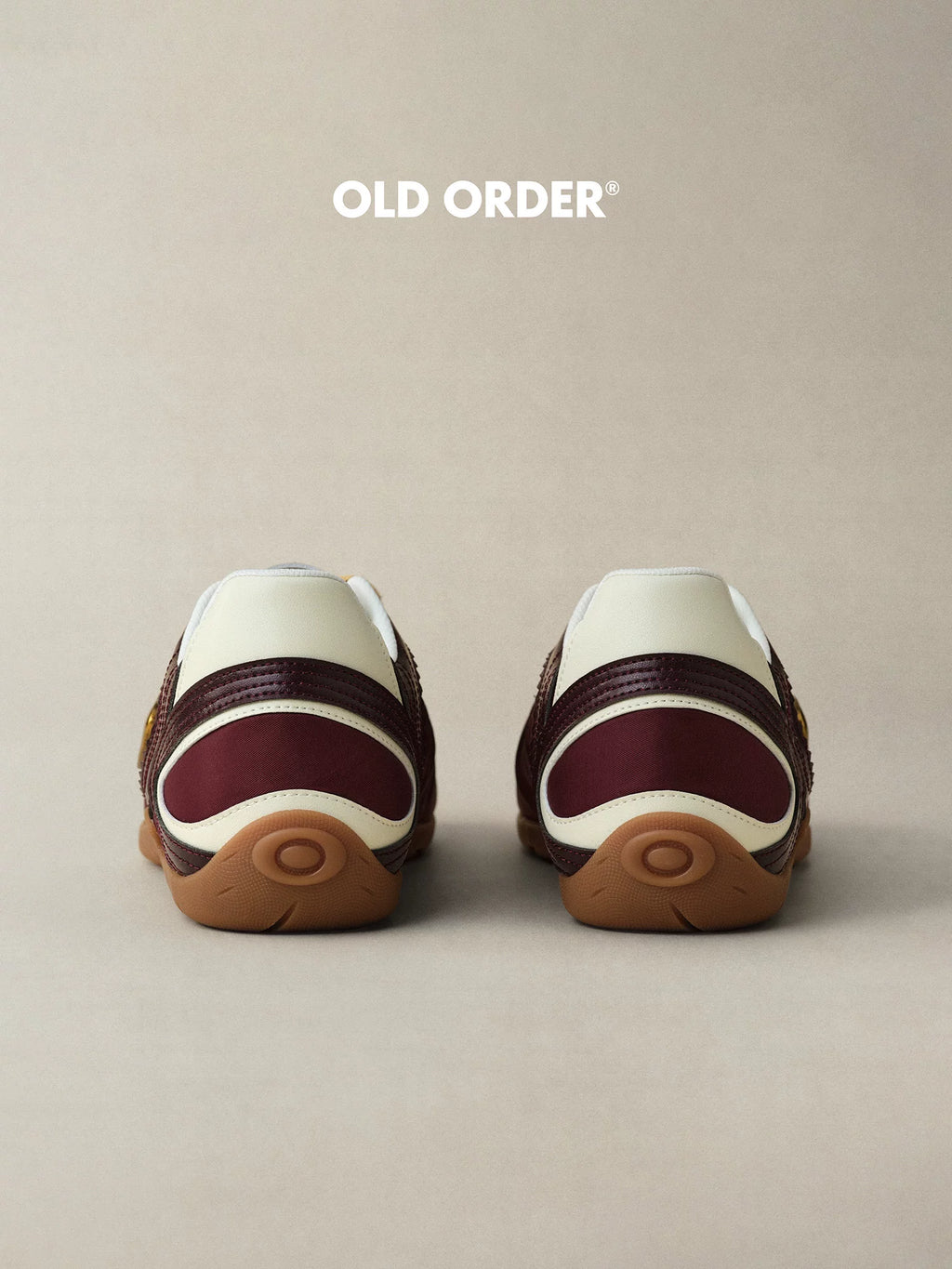 OLD ORDER Burgundy Red Vintage German Trainer