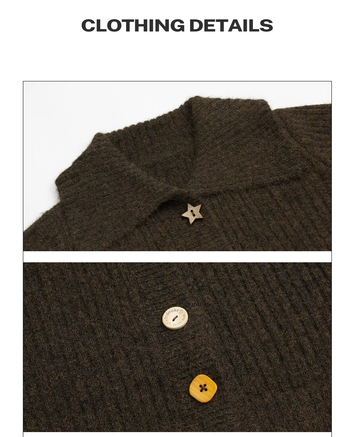 Girlyhalo Vintage Lapel Cardigan Sweater Jacket