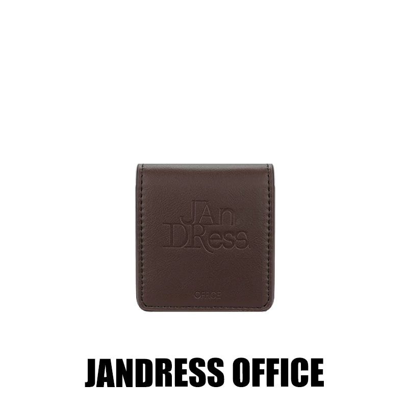 JANDRESS Zip-Top Faux Leather Chain Crossbody Bag